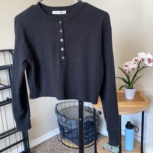 3/4 button Wilfred sweater